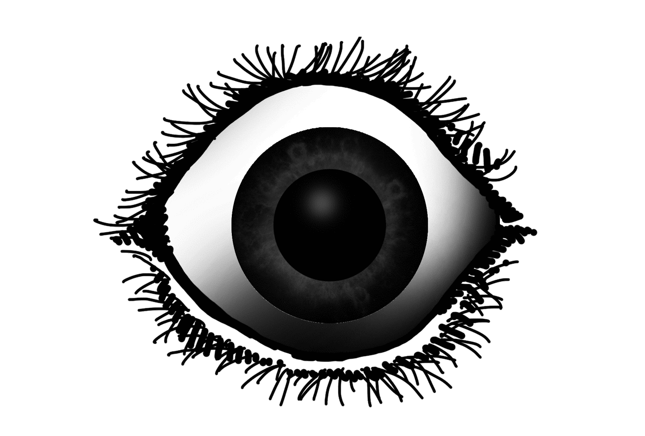 Drawn eye transparent free collection download and.