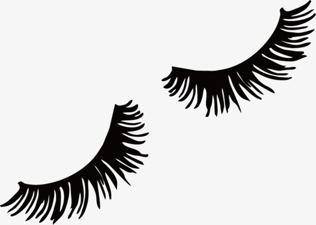 Eyelash clipart black and white. Mascara fake eyelashes cosmetics
