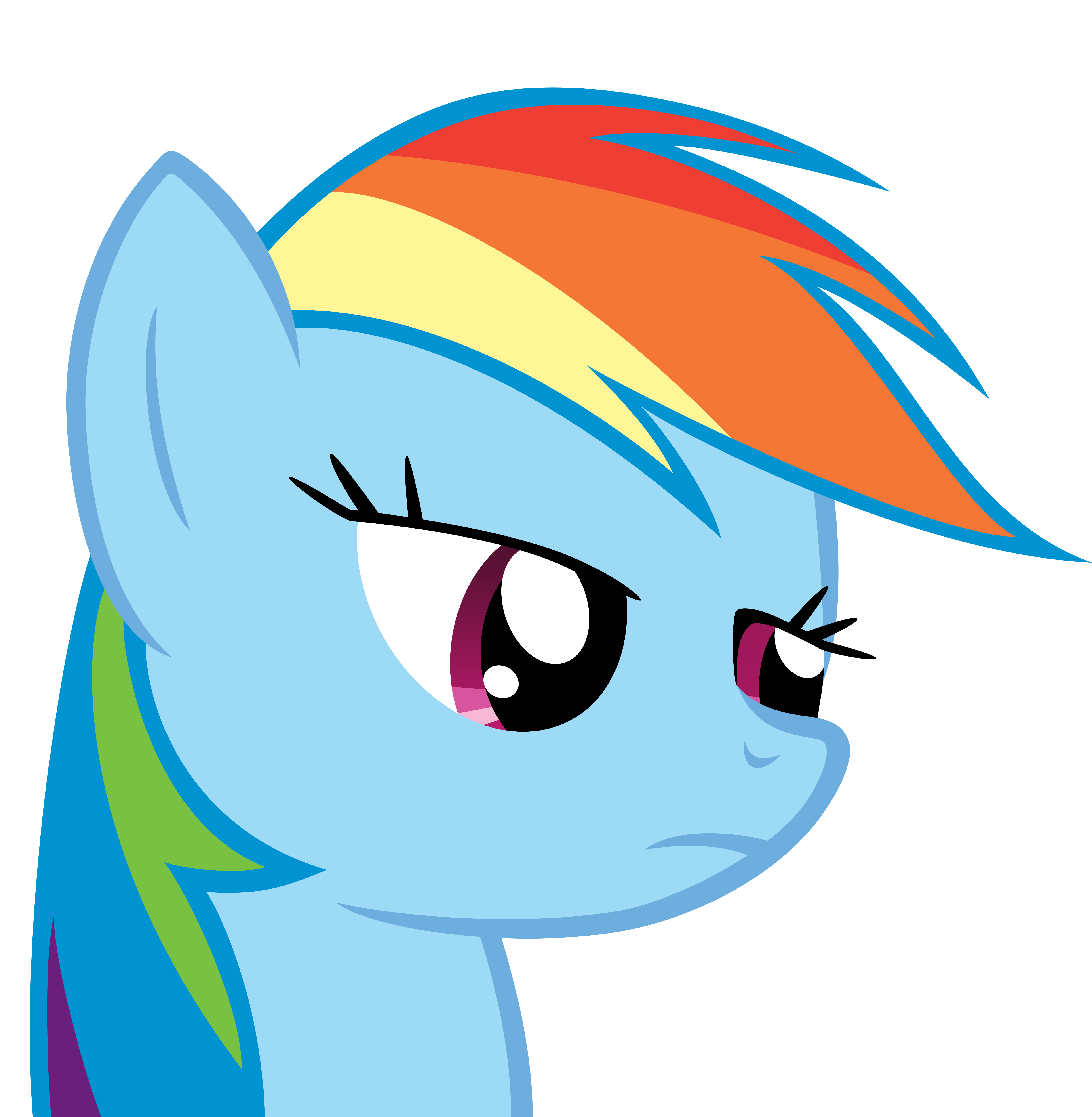 Eyelashes clipart eye shut. Rainbow dash just doesn