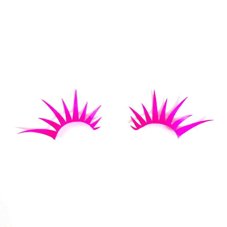 eyelashes clipart pink