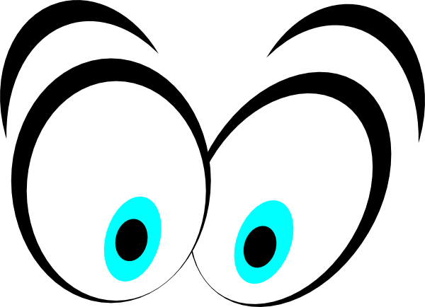 Eyes clipart animation. Animated blue cartoon clip