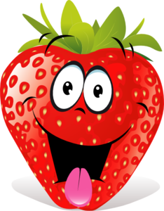 Strawberries clipart strawberry field. Cartoon clip art vector