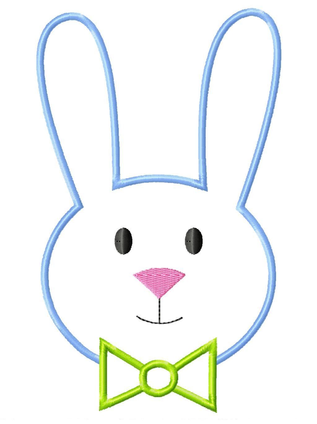 face clipart easter bunny