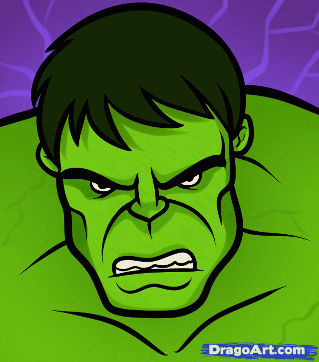 hulk clipart face