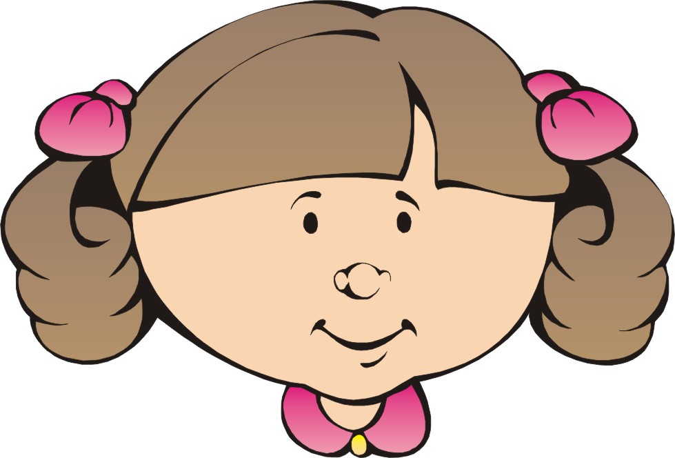 Faces clipart content. Kid face free download
