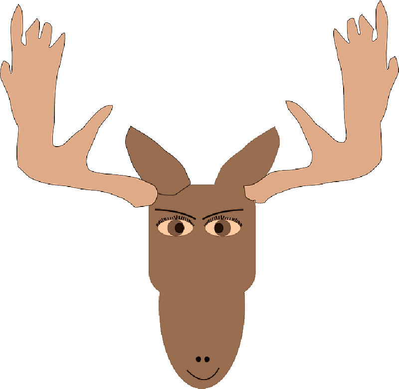 face clipart moose