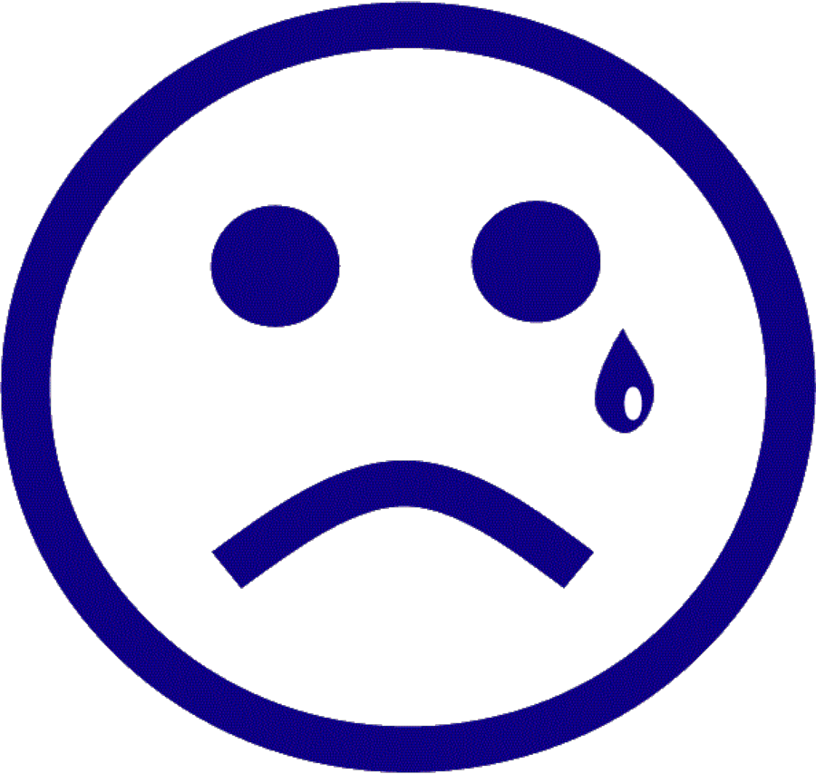 Pictures sad with tears. Face clipart pencil