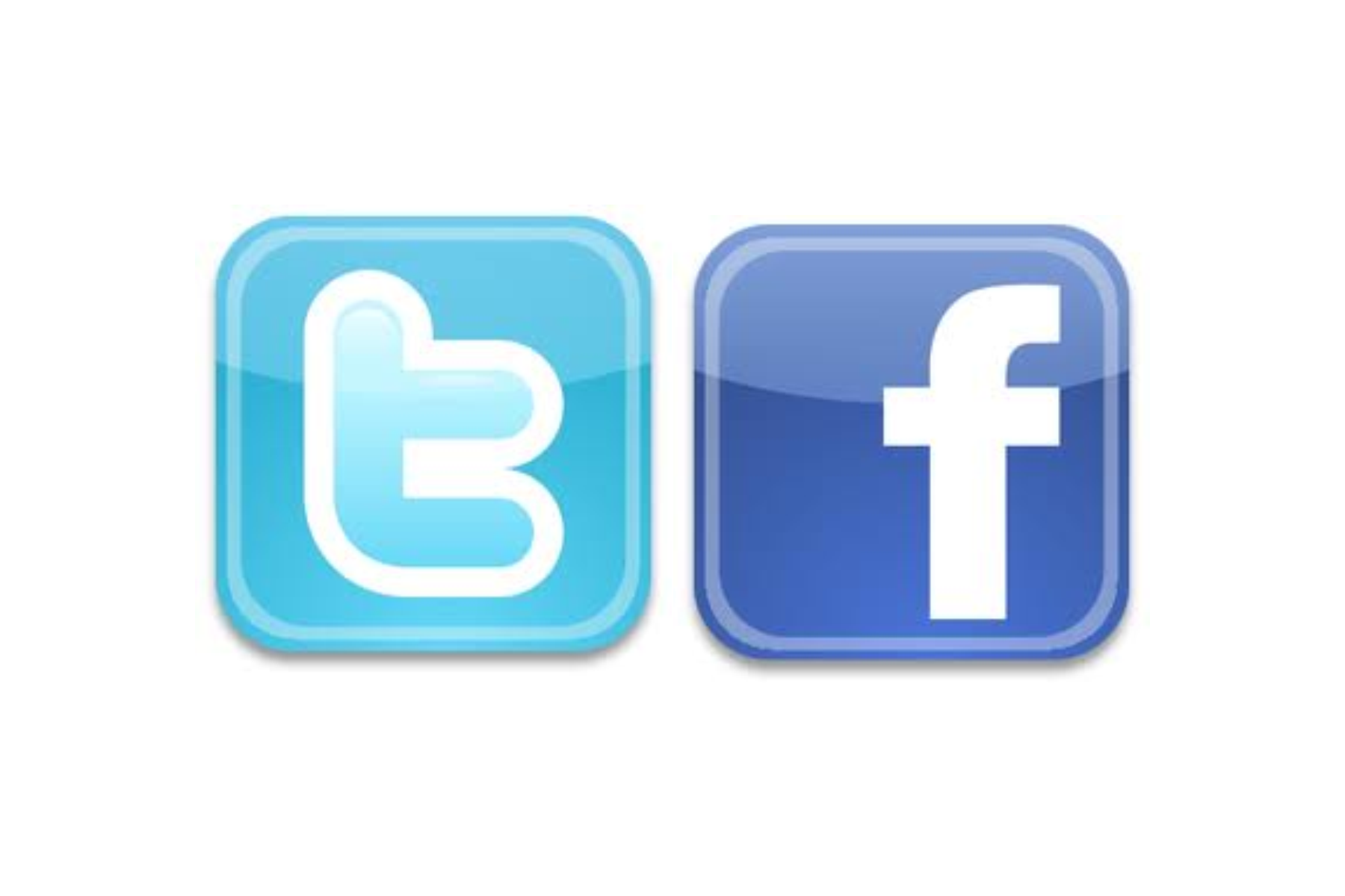 Facebook and twitter icons png. Social media computer blog