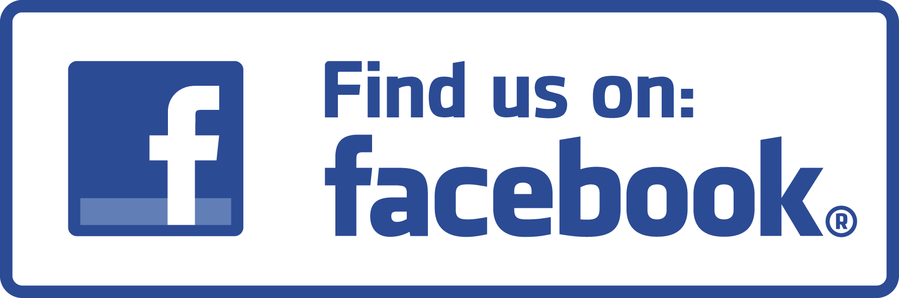 Find us on icon. Facebook clipart logo
