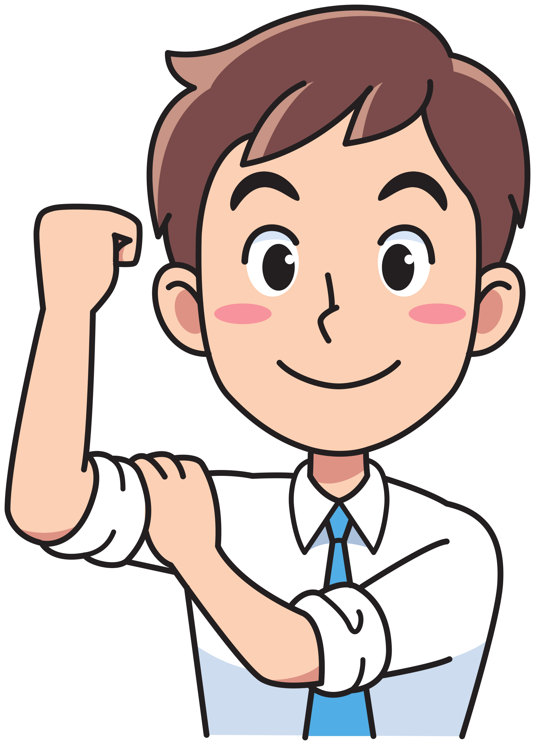 healthy clipart strong kid