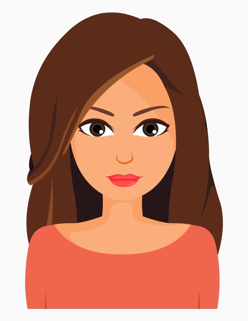 faces clipart many woman