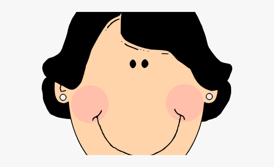 Mommy face grandma brown. Faces clipart mum