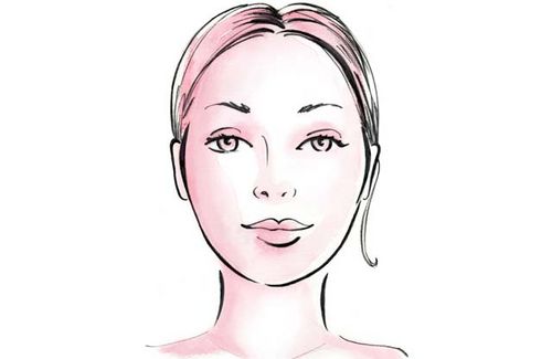 Neck clipart oval face. Top hairstyles for faces