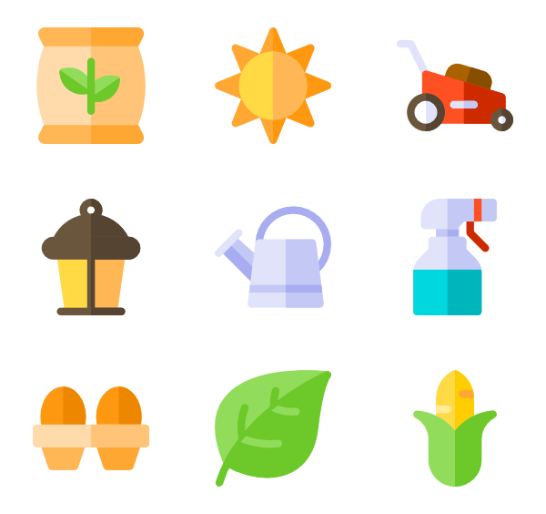 Farmer clipart equipment. Agriculture icons free vector