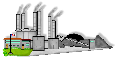 Free industrial building cliparts. Factories clipart coal factory