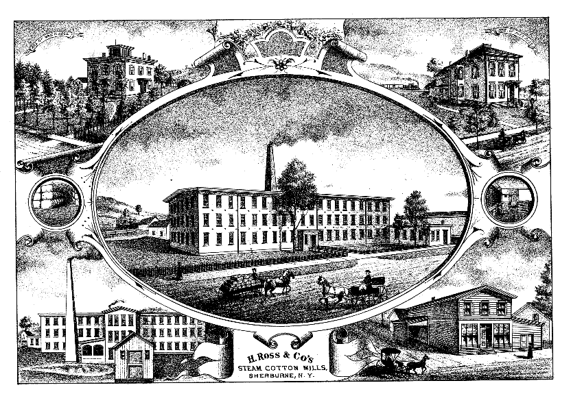 Factory clipart cotton mill. History of chenango and