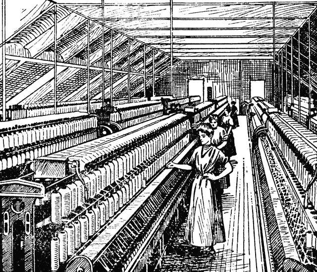 factories clipart cotton mill