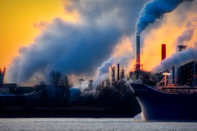 factories clipart factory air pollution