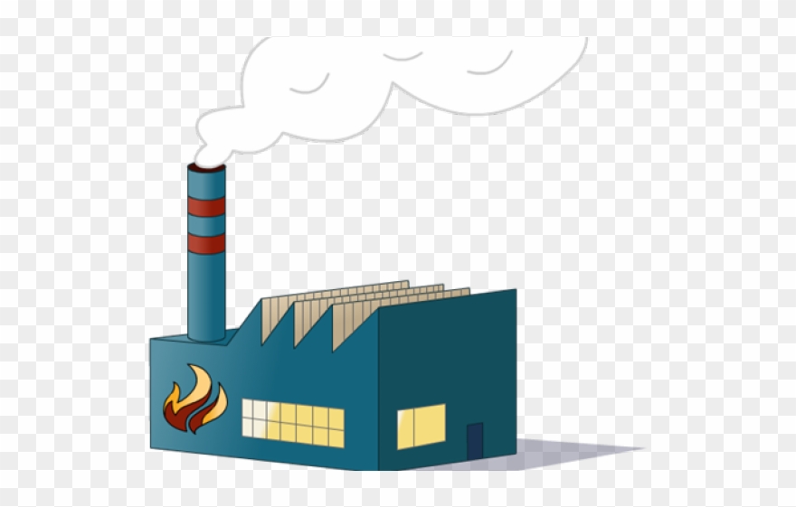 factory clipart incineration