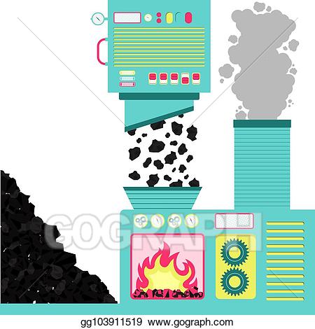 factory clipart incineration