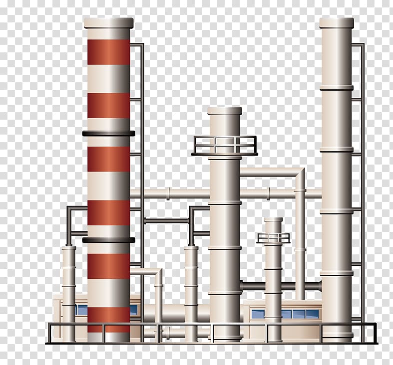 Factories clipart petrochemical. Factory petroleum industry large