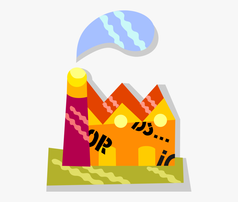 factories clipart polluting factory