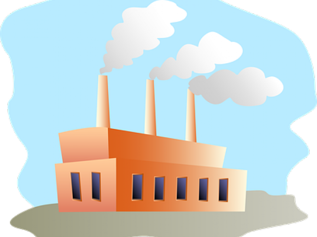 factory clipart smokestack