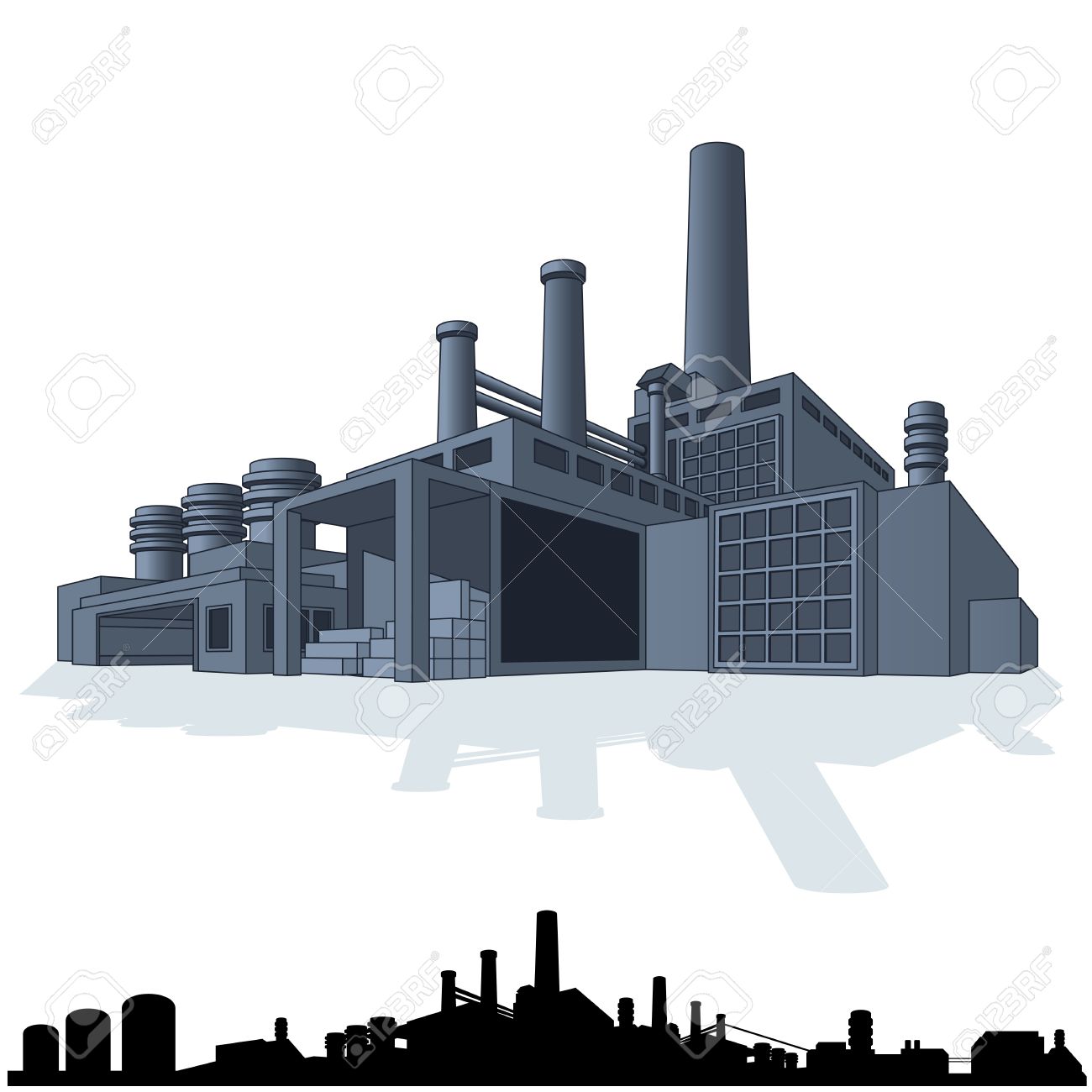 factory clipart sugar industry