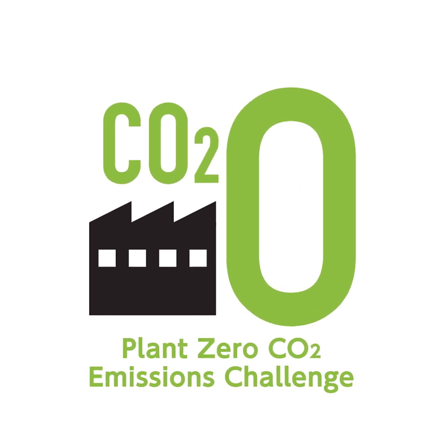 Challenge zero co emissions. Factory clipart co2 emission