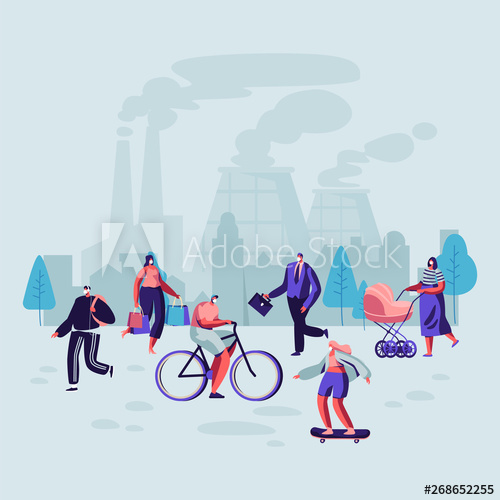 factory clipart dust pollution