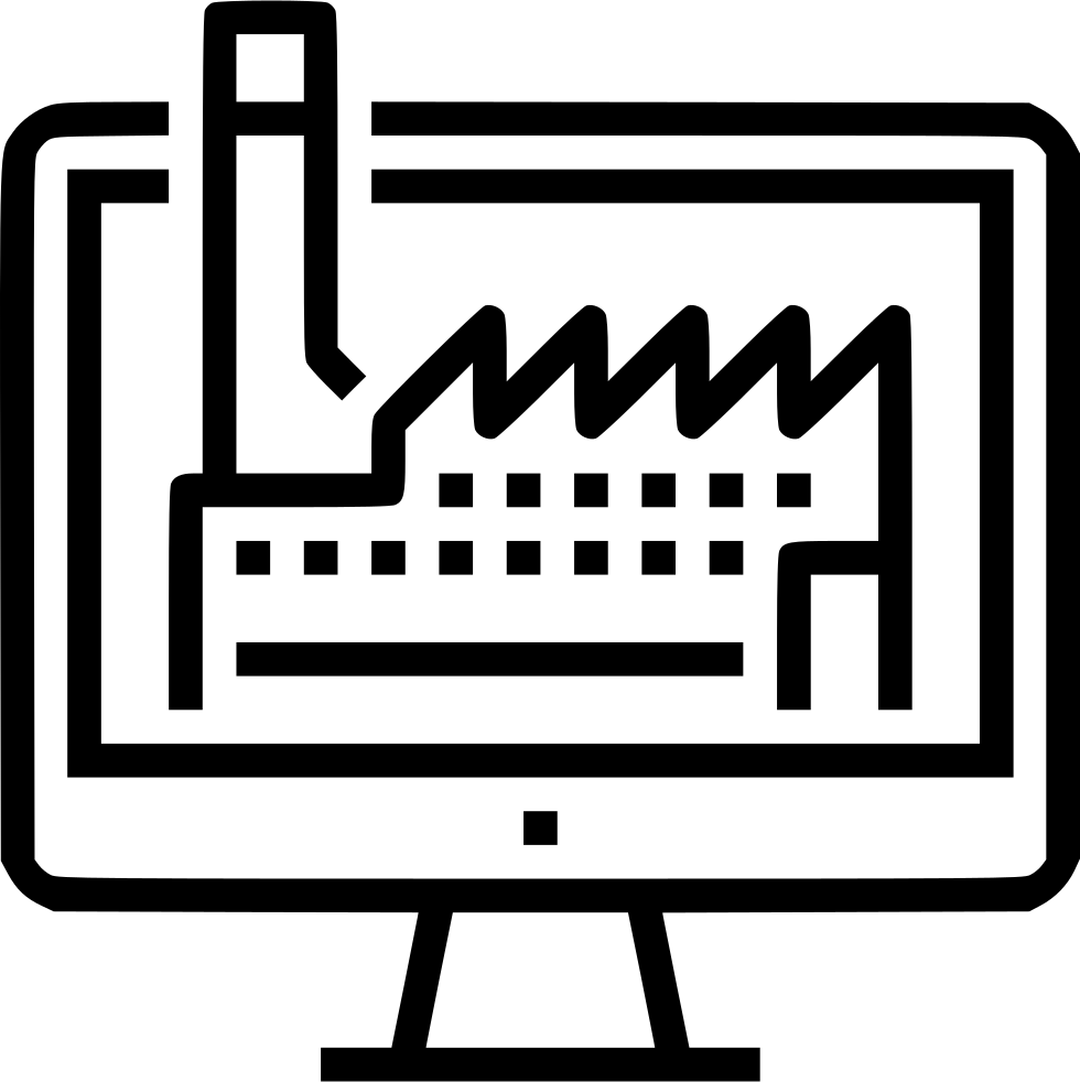 Digital svg png icon. Factory clipart factory employee