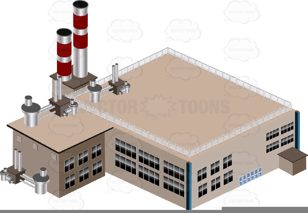 factory clipart manufacturing facility