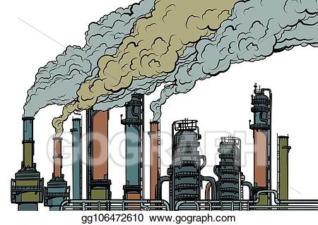 factory clipart smoking