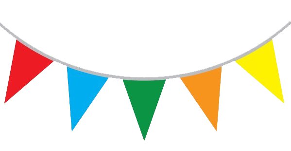 festival clipart string flag