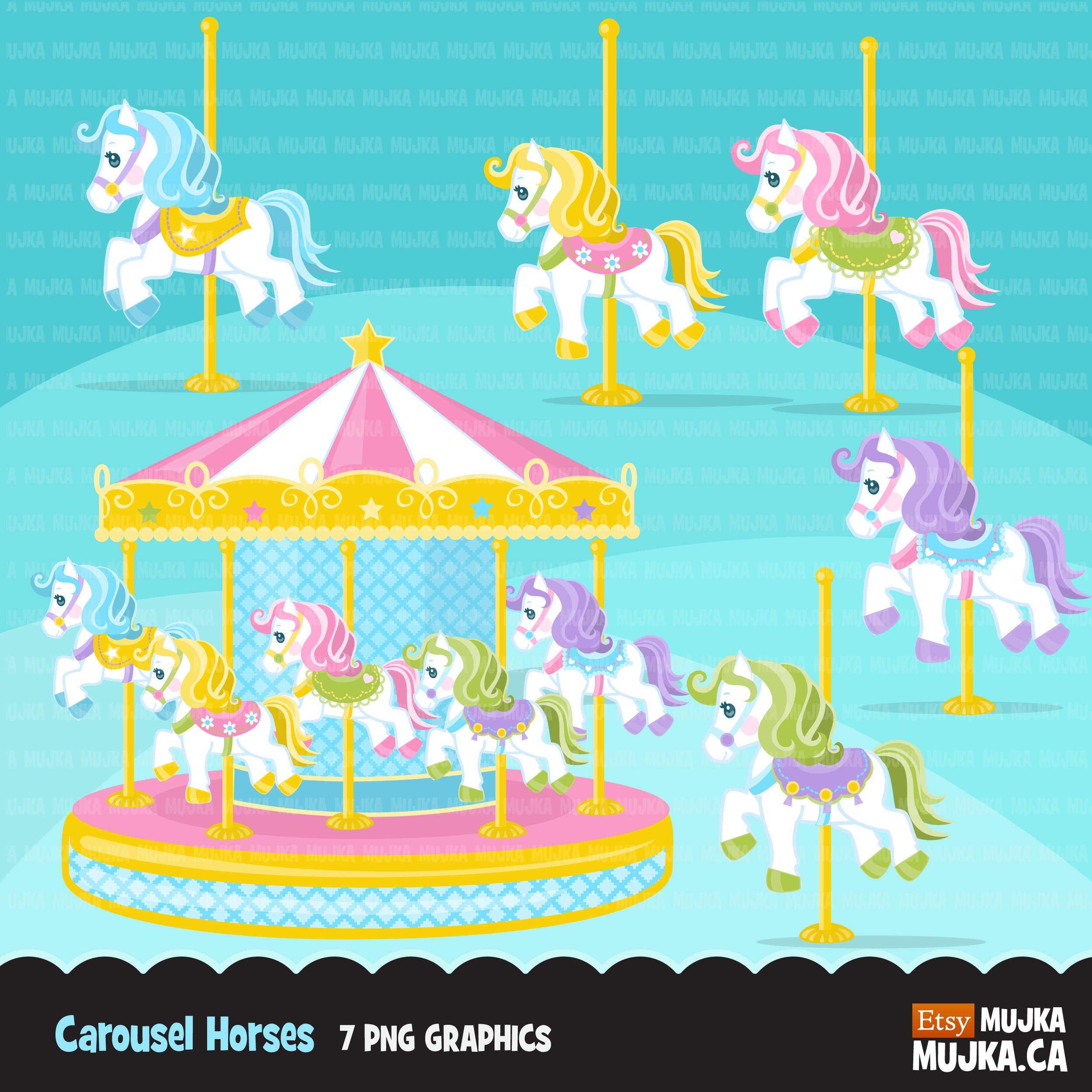 fair clipart carnival horse
