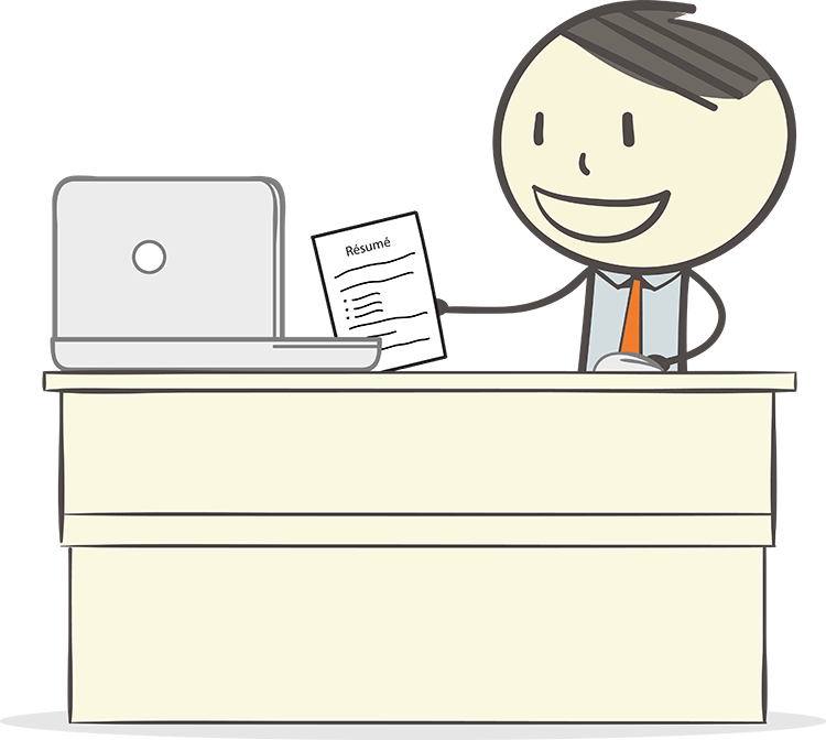 resume clipart government job