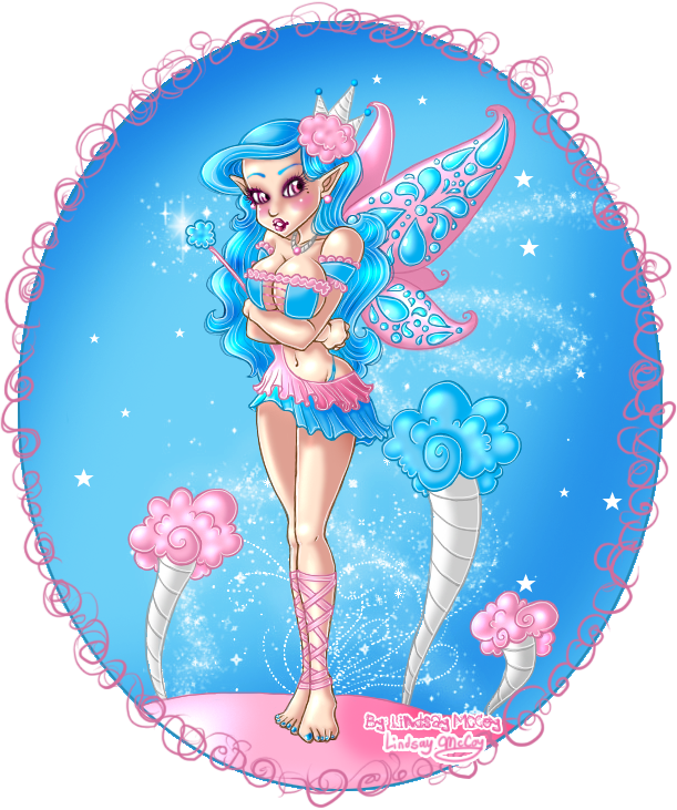 Cotton fairy queen by. Fairies clipart candy