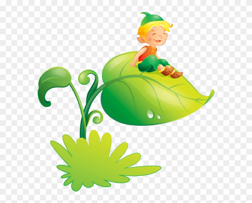 Fairies clipart childrens. And elves wallstickers for