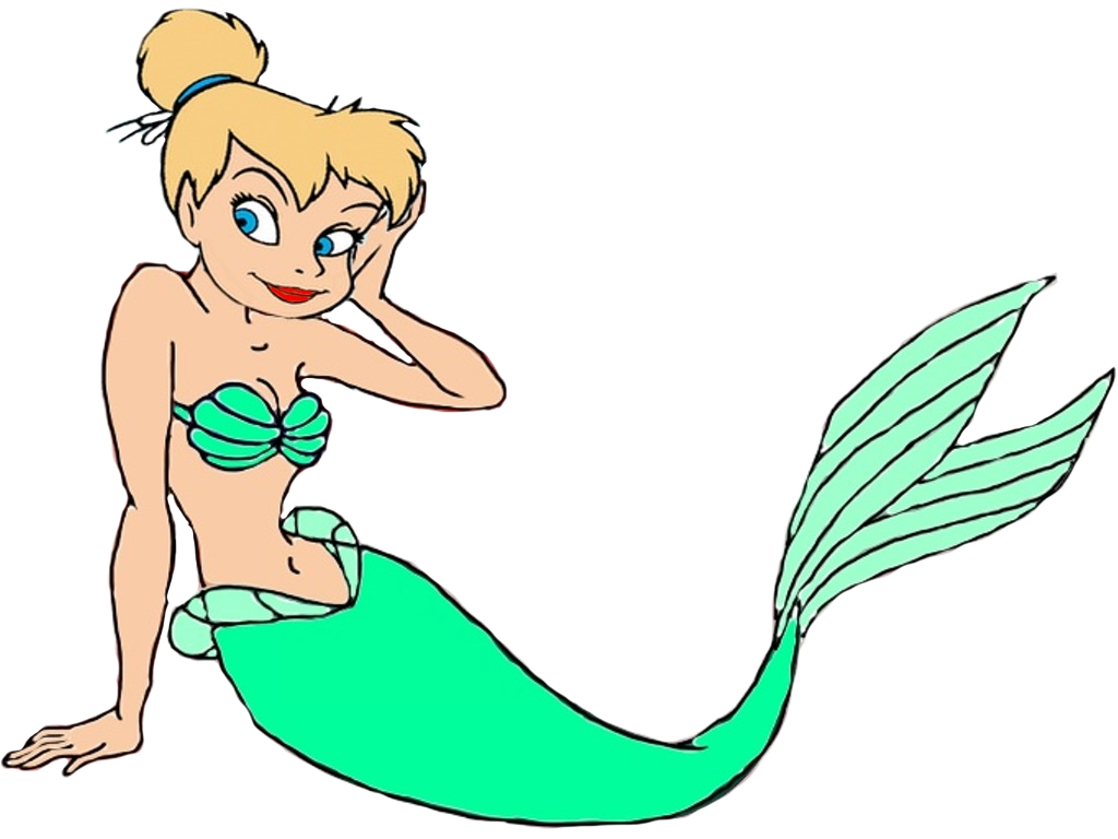 Fairies clipart mermaid. Tinkerbell as a by