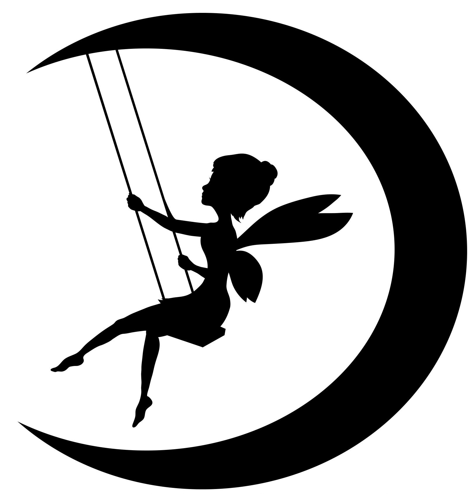 Viewing gallery for fairy. Fairies clipart moon