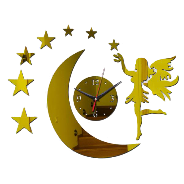 Fairies clipart moon. Fairy with stars acrylic
