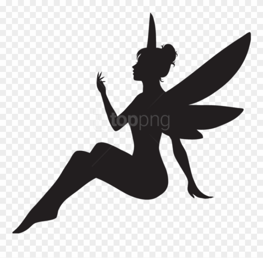 Fairies clipart silhouette. Free images toppng transparent