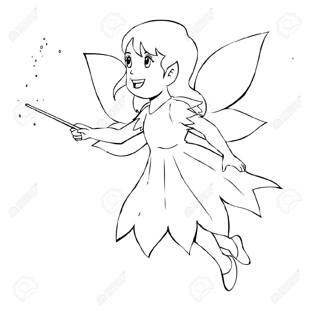 fairies clipart simple