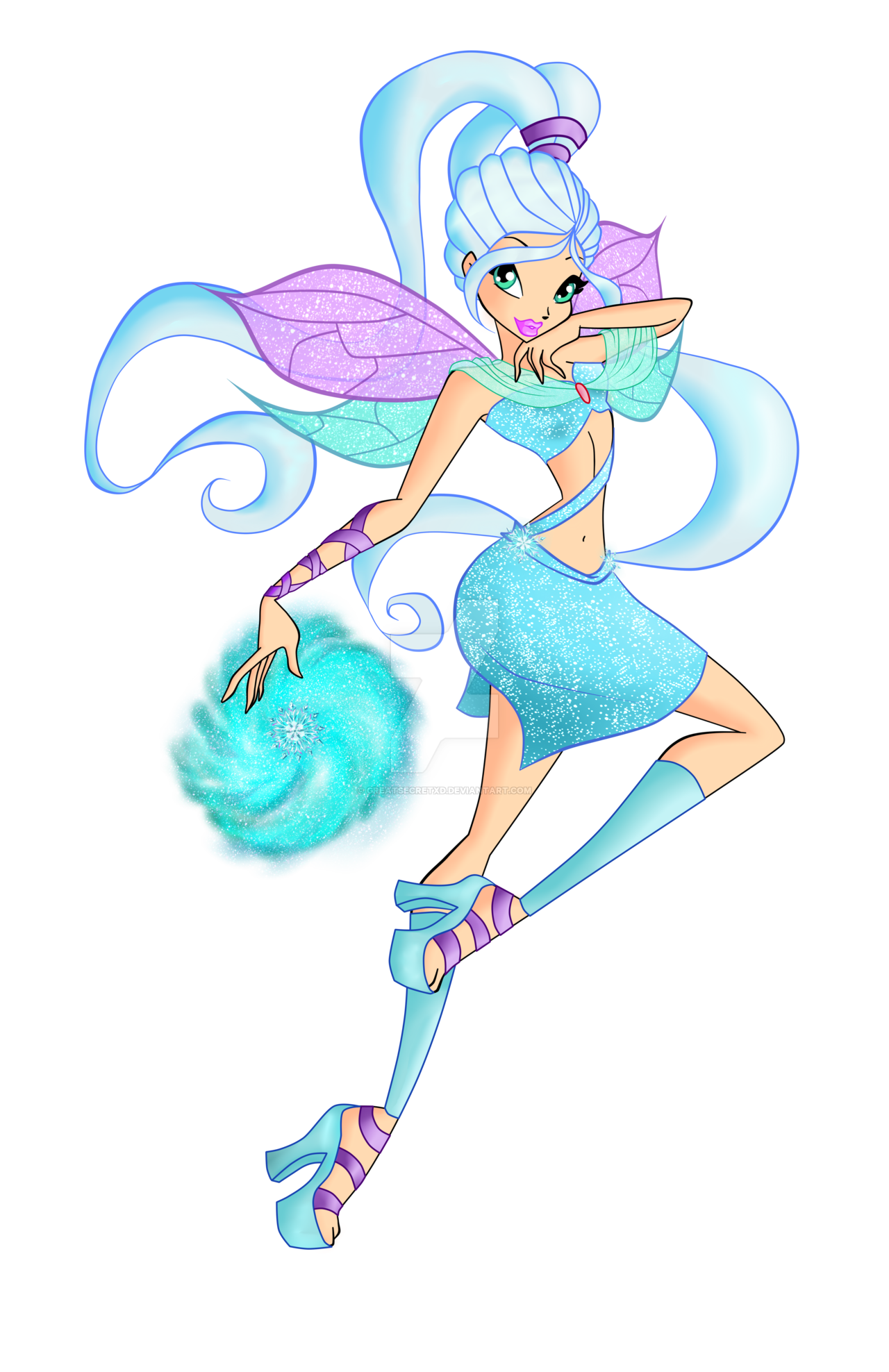 fairies clipart snow