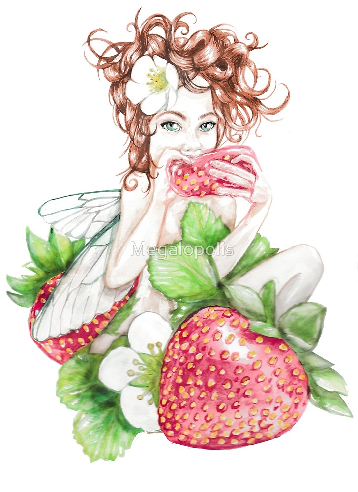 fairy clipart strawberry