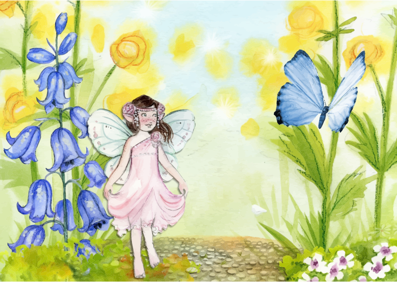 fairy clipart watercolor