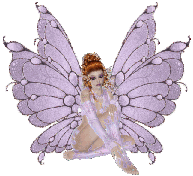 Pink butterflies fairy gif. Moving clipart angel