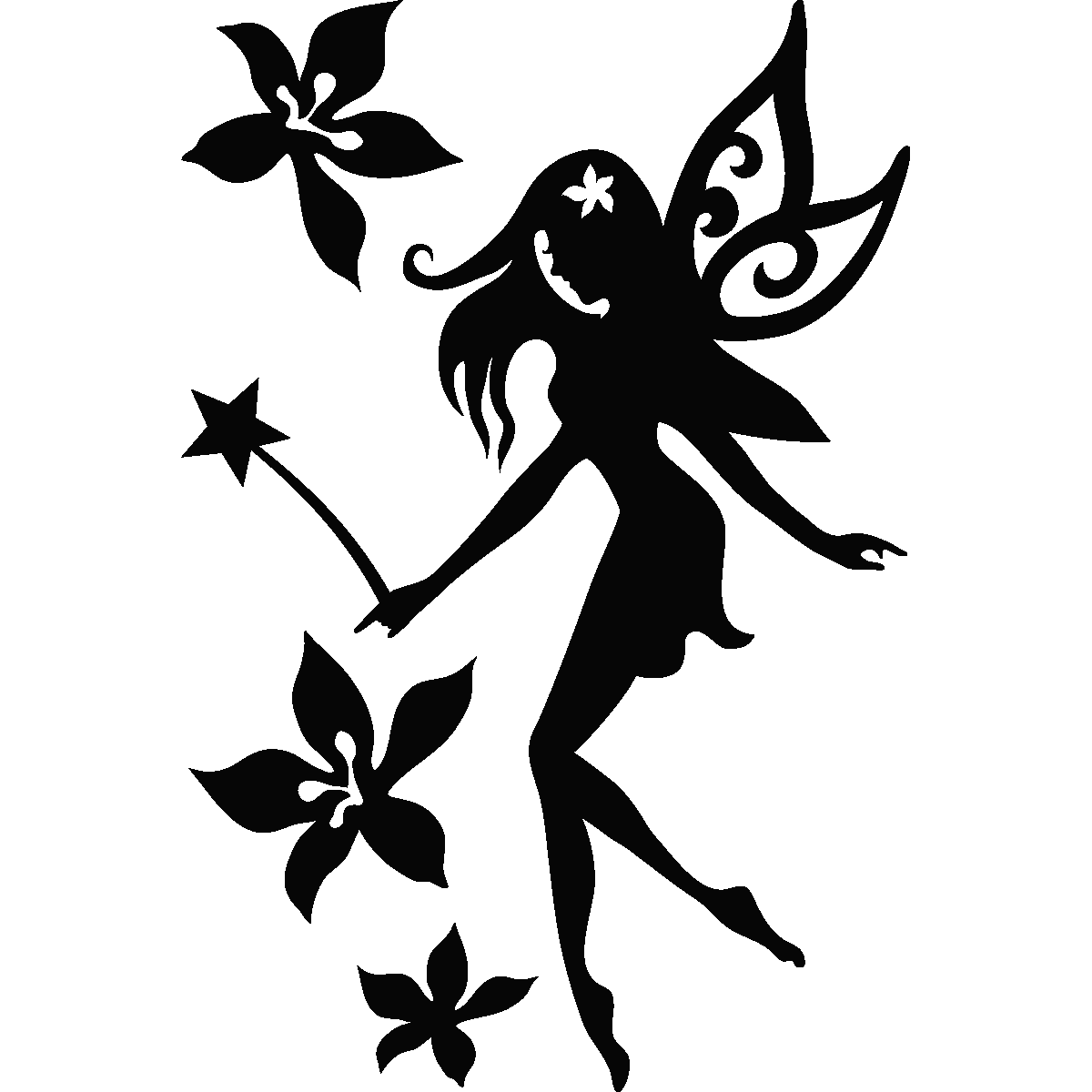 Download High Quality Fairy Clipart Outline Transpare - vrogue.co