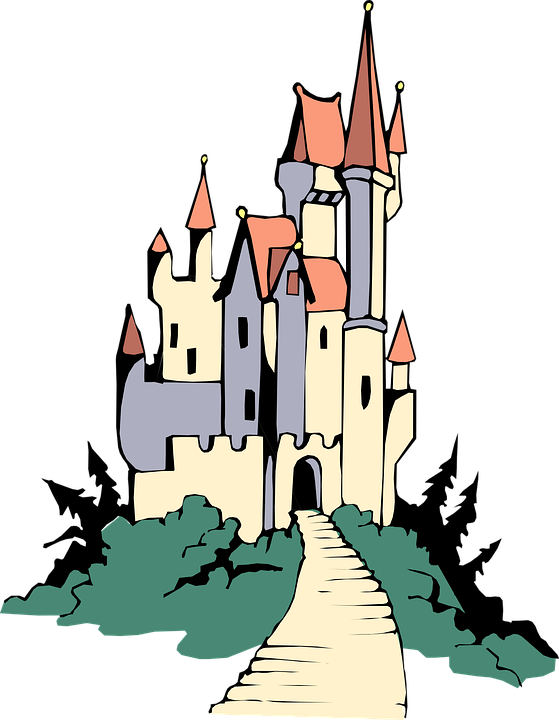 fairytale clipart ancient castle