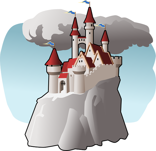 fairytale clipart knights castle